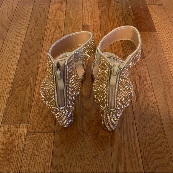Windsor rose gold sparkly bedazzled heels - Picture 5 of 5